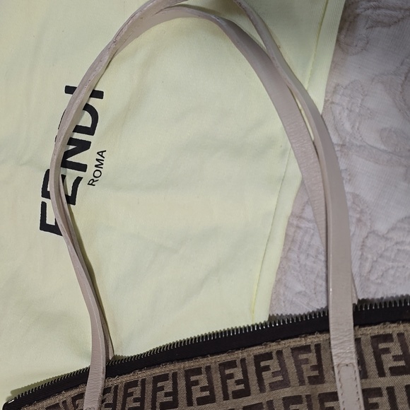 Fendi Zucca mini handbag .does have wear signs and new strap but great condition - Picture 8 of 8